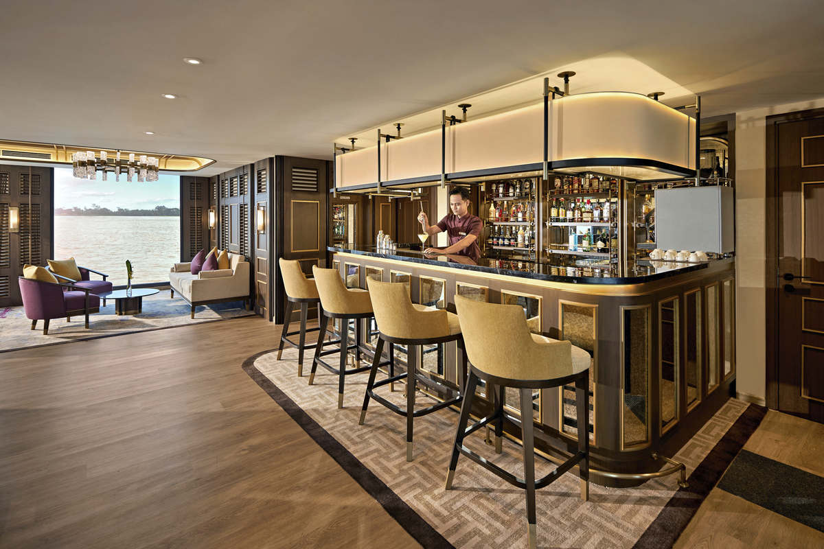 Bar in der Lounge