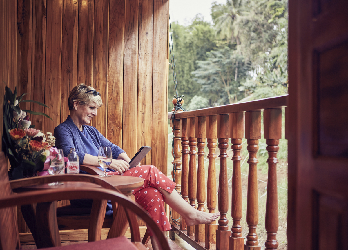 Privatbalkon, 2-Bettkabine Deluxe Oberdeck - © Ross Hillier