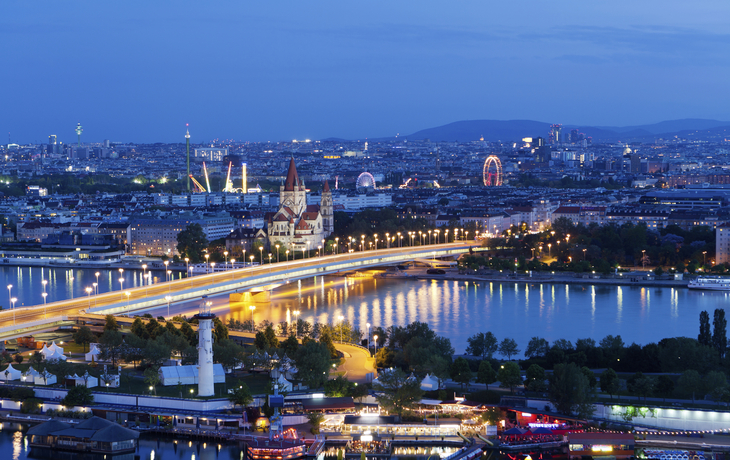 Nachtpanorama, Wien