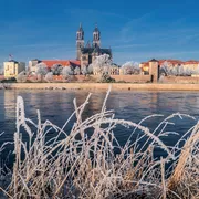 winterliches Magdeburg