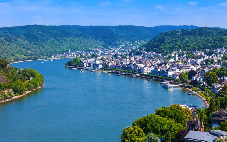 Luftaufnahme der Stadt Boppard, Deutschland - ©saiko3p - stock.adobe.com