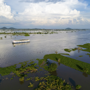 RV Mekong Discovery auf dem Tonle Sap See