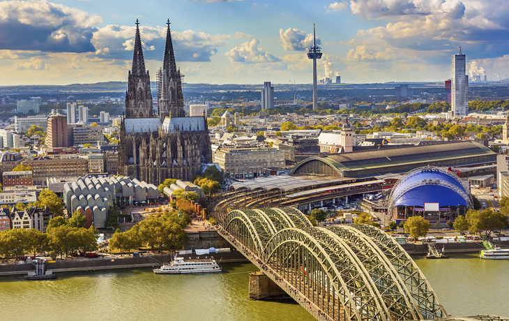 Panorama mit Dom, Köln