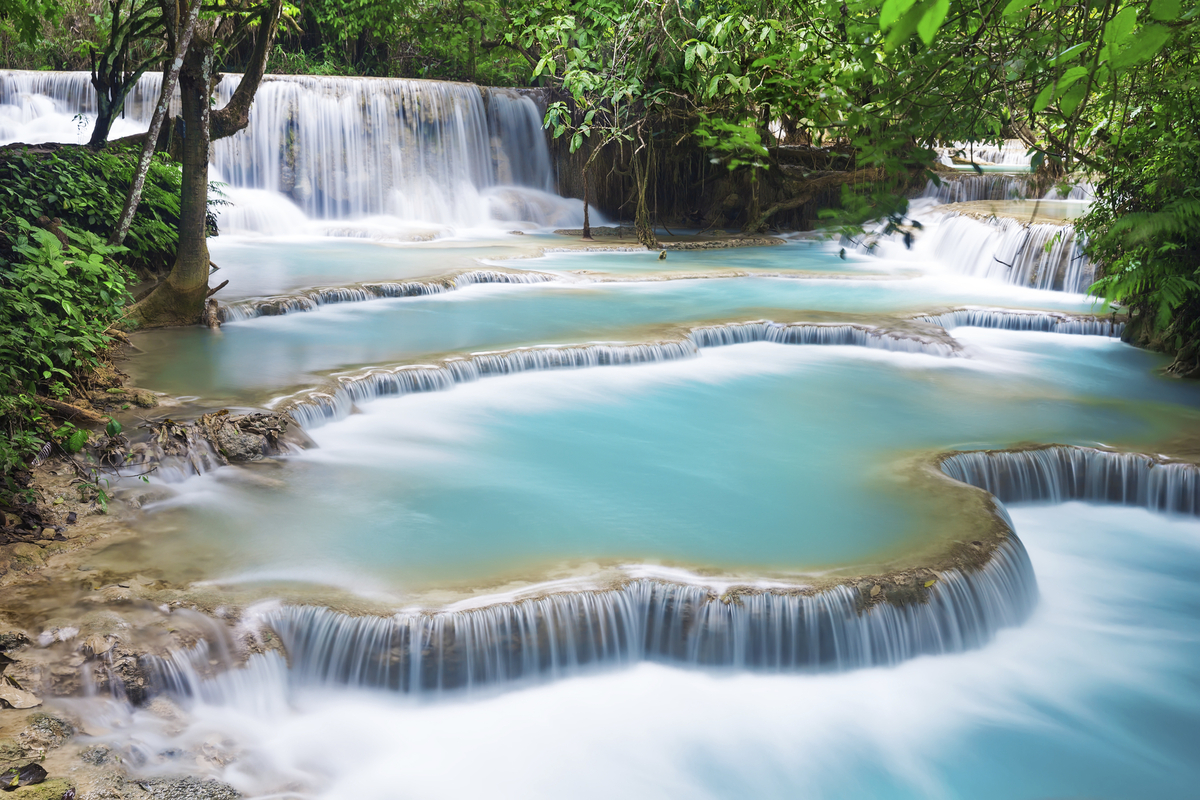 Kuang Si Wasserfälle - © preto_perola - Fotolia