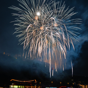 Rhein in Flammen bei Koblenz