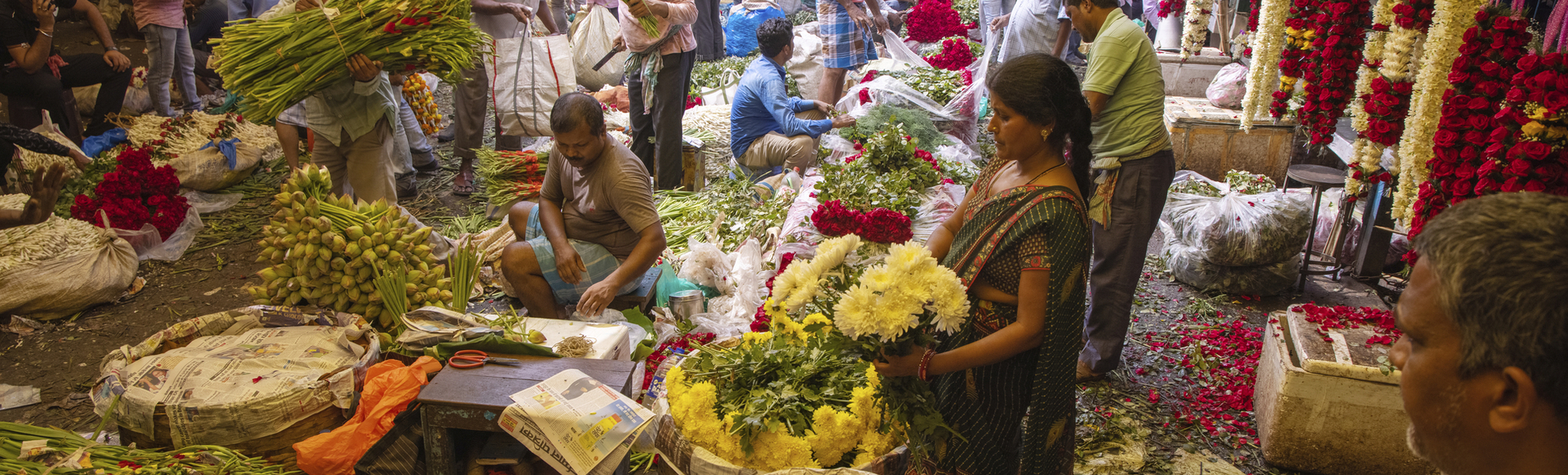 Blumenmarkt, Kalkutta