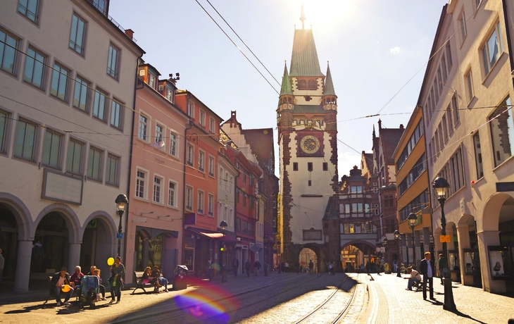 Martinstor, altes Tor zur Freiburger Stadt