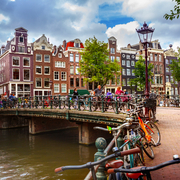 Kanal in Amsterdam