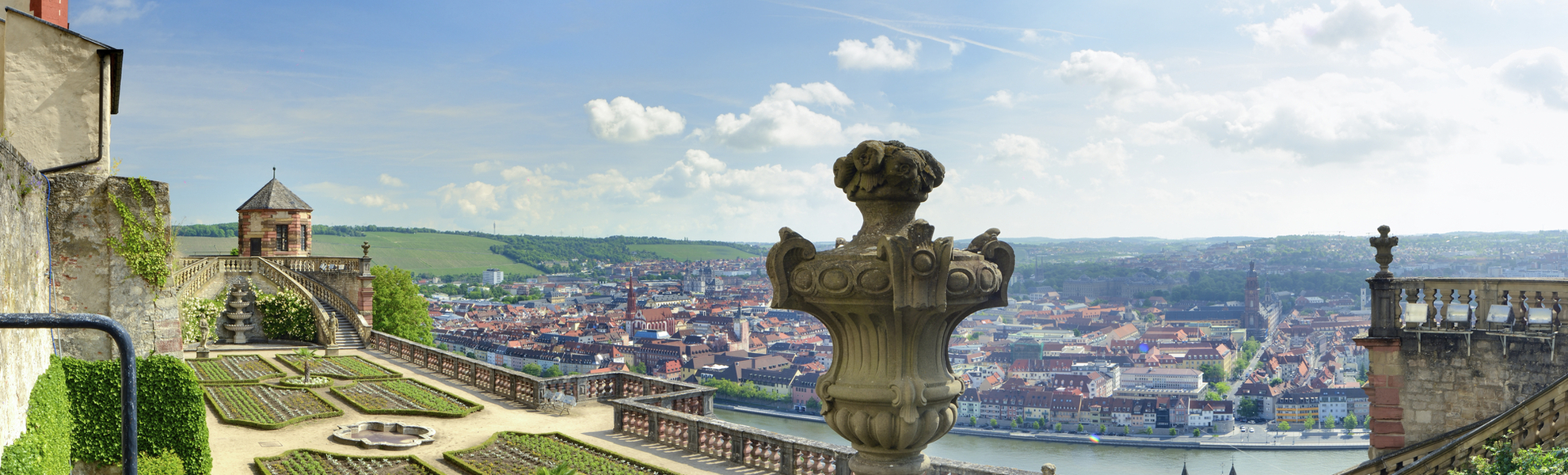 Ausblick von Festung Marienberg, Würzburg - © FRANCESCO CAROVILLANO
