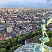 Sicht auf Lyon