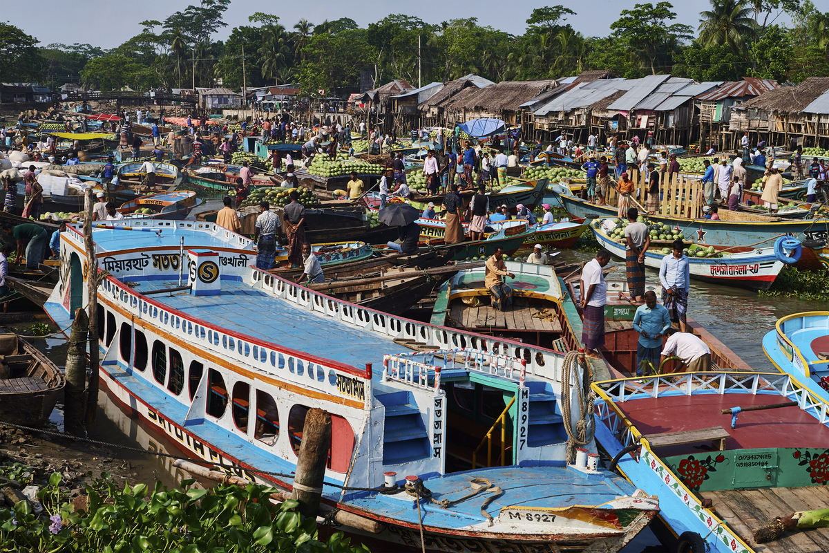 Schwimmender Markt, Bangladesch - © Â©2019 Andrea Pistolesi