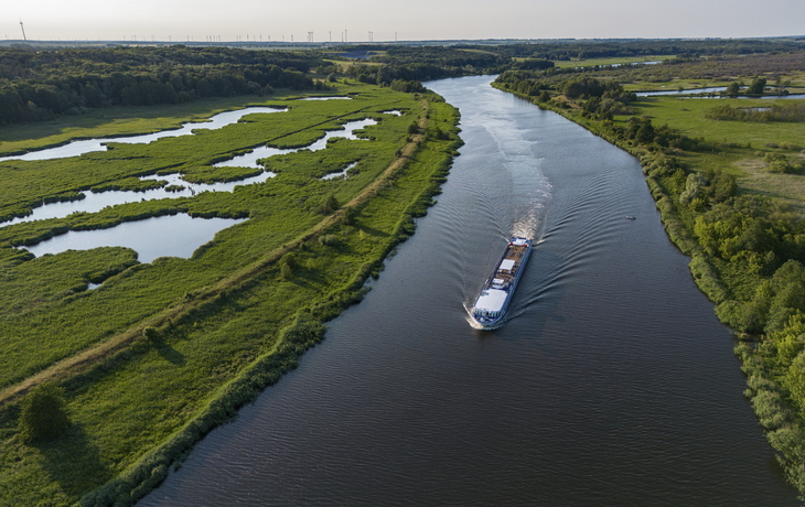 MS Thurgau Saxonia auf der Alten Oder