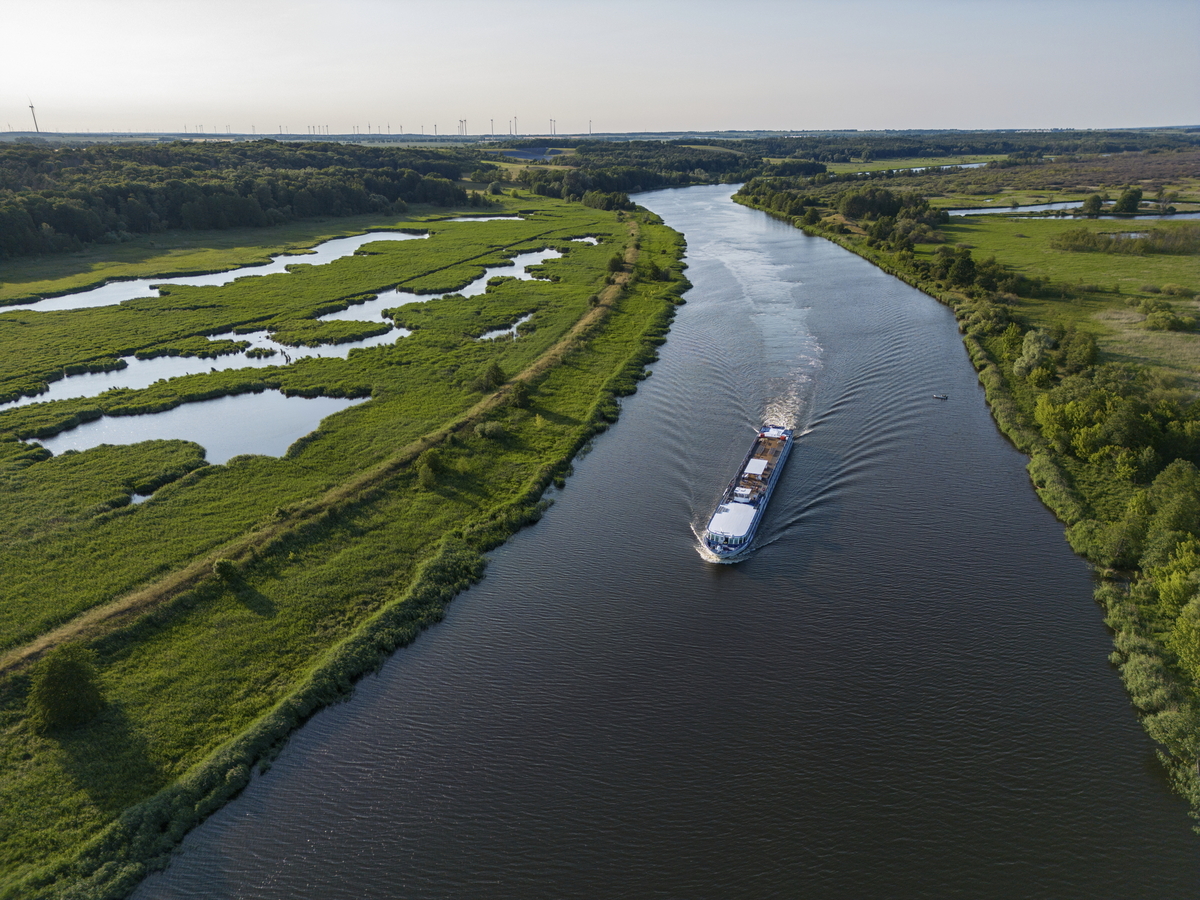 MS Thurgau Saxonia auf der Alten Oder