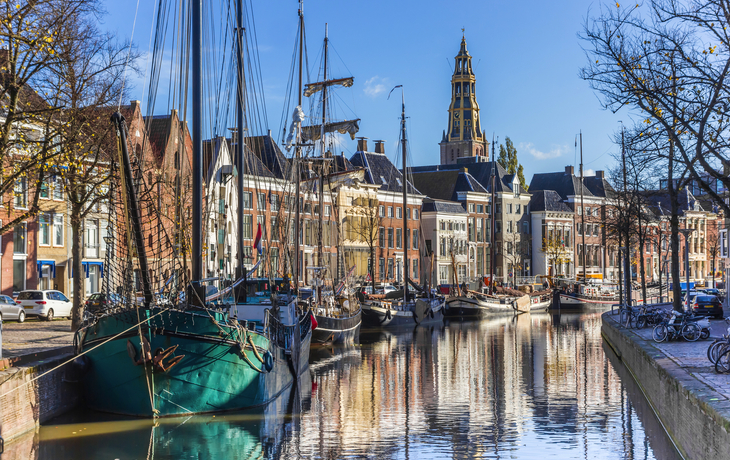 Segelschiff am Hoge der Aa in Groningen, Niederlande - ©venemama - stock.adobe.com