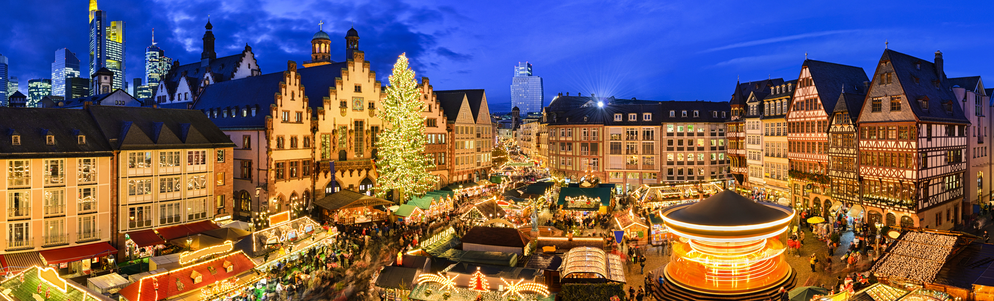 Weihnachtsmarkt in Frankfurt, Deutschland - © Michael Abid