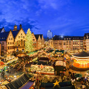 Weihnachtsmarkt in Frankfurt, Deutschland
