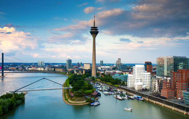 Der Rhein in voller Pracht mit Edelweiss