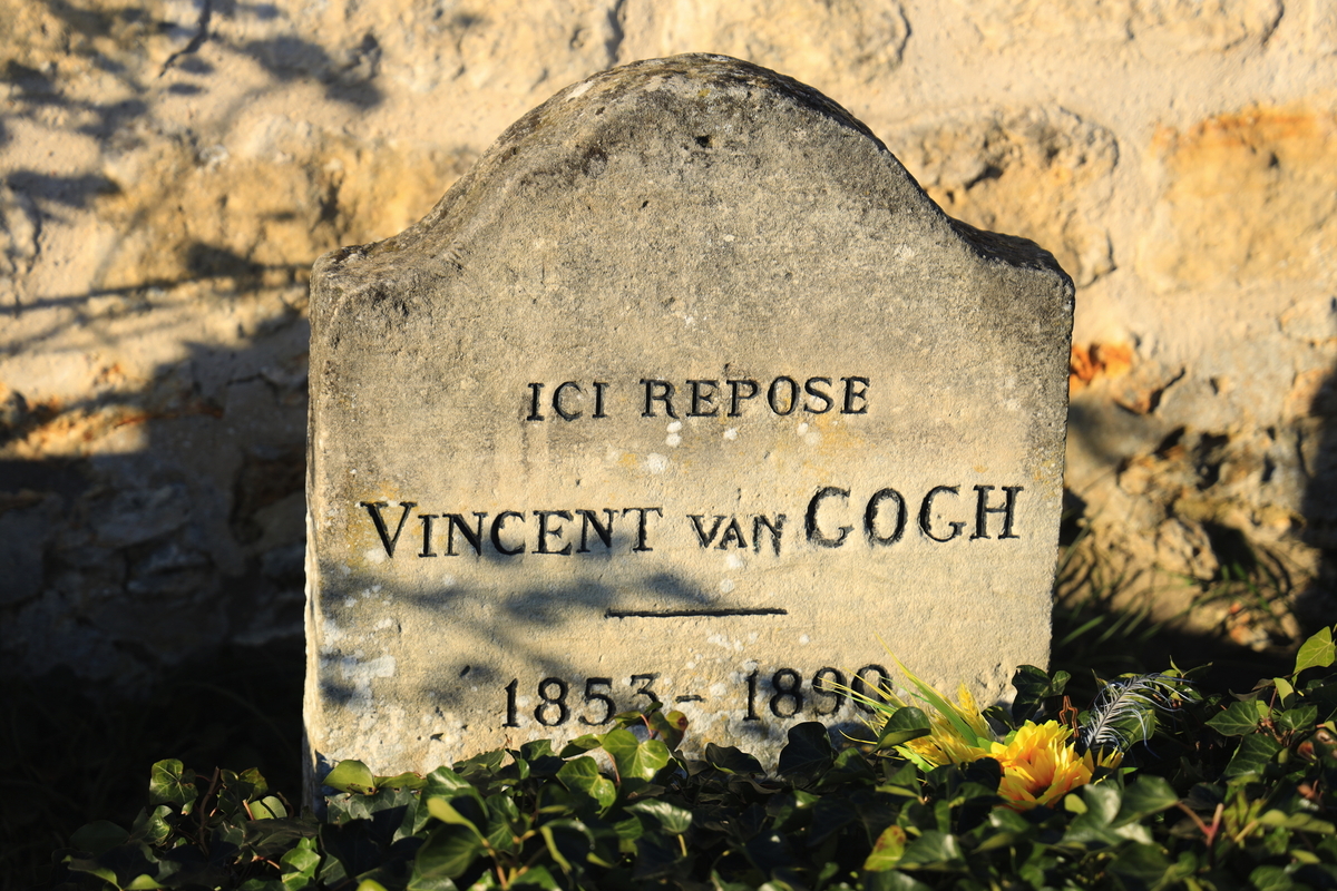 Grabstein von Vincent van Gogh in Auvers-sur-Oise - © Niall - stock.adobe.com