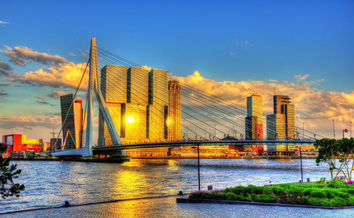 Erasmusbrücke in Rotterdam - © Leonid Andronov - stock.adobe.com