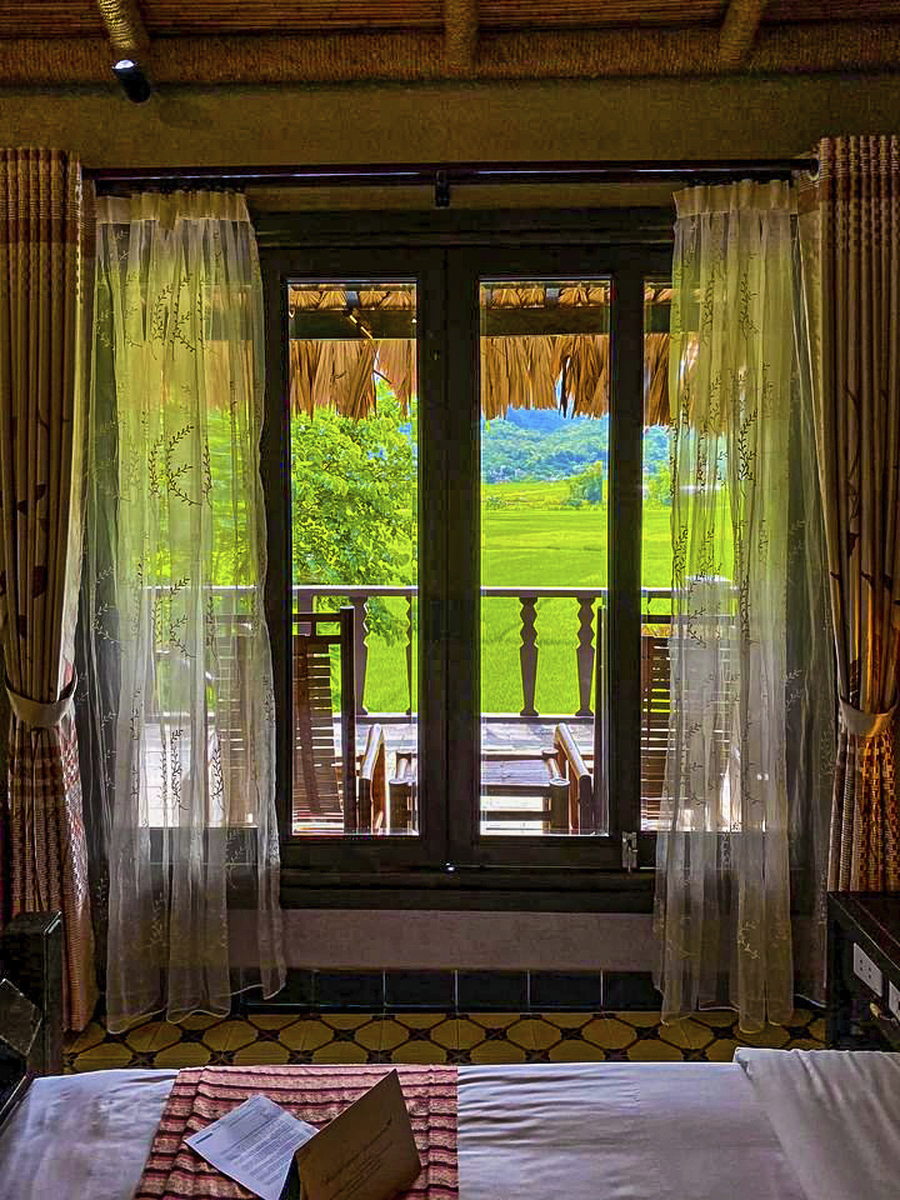 Deluxe Paddy View Room Mai Chau Ecolodge