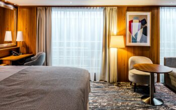 eine doppelkabine auf der ms swiss pearl